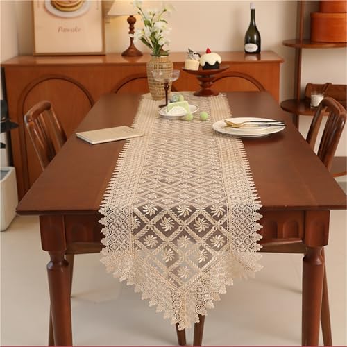 Tischläufer Home Tischwäsche Tischläufer, weiß, bestickte Spitze, for Hochzeitsfeier, Esstisch, Kommode, Schal, Spitzenstoff, waschbar, for Küche, Kaffee, Ende Für Partys, Hochzeiten, Esstische(A,40*2 Tischläufer Home Tischwäsche Tischläufer, weiß, bestickte Spitze, for Hochzeitsfeier, Esstisch, Kommode, Schal, Spitzenstoff, waschbar, for Küche, Kaffee, Ende Für Partys, Hochzeiten, Esstische(A,40*2 von BOFIBO