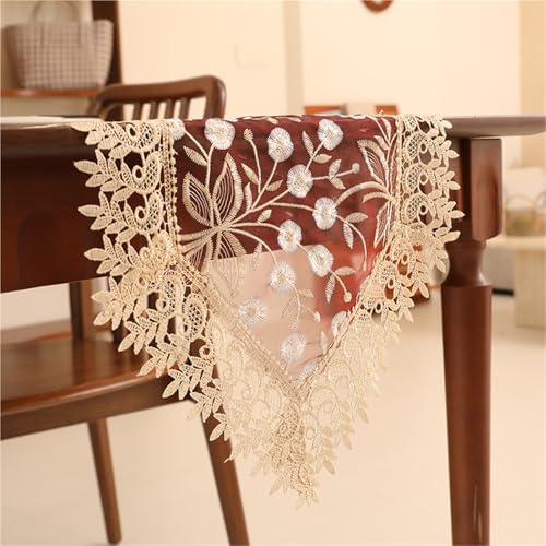 Tischläufer Home Tischwäsche Tischläufer, weiß, bestickte Spitze, for Hochzeitsfeier, Esstisch, Kommode, Schal, Spitzenstoff, waschbar, for Küche, Kaffee, Ende Für Partys, Hochzeiten, Esstische(C,40*2 Tischläufer Home Tischwäsche Tischläufer, weiß, bestickte Spitze, for Hochzeitsfeier, Esstisch, Kommode, Schal, Spitzenstoff, waschbar, for Küche, Kaffee, Ende Für Partys, Hochzeiten, Esstische(C,40*2 von BOFIBO