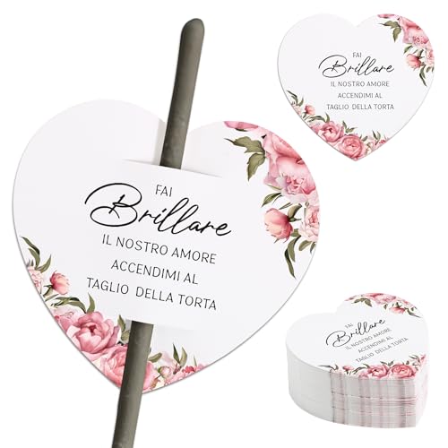 BOFUNX 100pcs Wunderkerzen Halter Wunderkerzenschilder Hochzeit Etiketten Hochzeitsdeko Gastgeschenke BOFUNX 100pcs Wunderkerzen Halter Wunderkerzenschilder Hochzeit Etiketten Hochzeitsdeko Gastgeschenke von BOFUNX