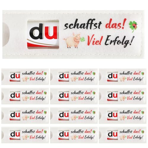 BOFUNX 12pcs Du schaffst das Geschenk Glücksbringer Prüfung Viel Glück Prüfung Geschenk Viel Erfolg Geschenk zum Abitur Bachelor Abi Master Doktor Abschluss Prüfung Mitarbeiter Kollegen Abschied BOFUNX 12pcs Du schaffst das Geschenk Glücksbringer Prüfung Viel Glück Prüfung Geschenk Viel Erfolg Geschenk zum Abitur Bachelor Abi Master Doktor Abschluss Prüfung Mitarbeiter Kollegen Abschied von BOFUNX