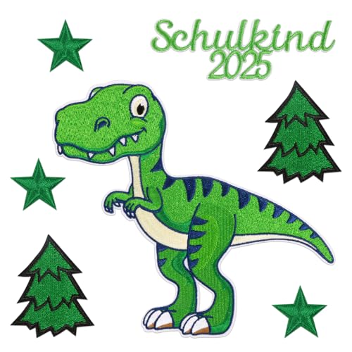 BOFUNX 7 Stücke Schultüte Aufnäher Dinosaurier Sterne Aufnäher Patches Bügelbild Kinder Aufbügelflicken für Schultüte Schulranzen Kleidung BOFUNX 7 Stücke Schultüte Aufnäher Dinosaurier Sterne Aufnäher Patches Bügelbild Kinder Aufbügelflicken für Schultüte Schulranzen Kleidung von BOFUNX