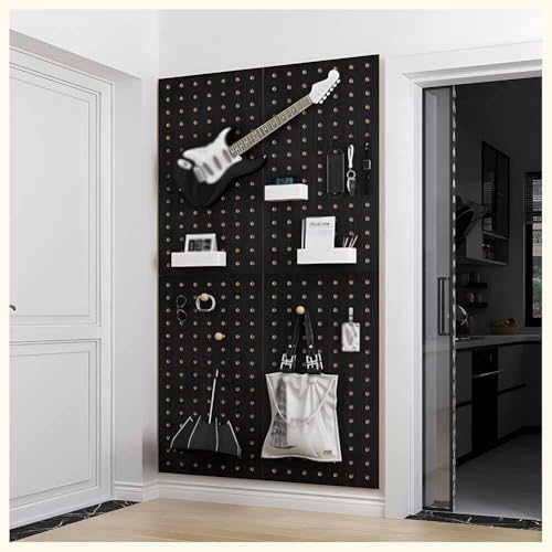 BOGDTF Aufbewahrungs-Set für die Wand, kombiniert mit perforierten Paneelen, Wandaufbewahrungs-Set mit perforierten Paneelen und Zubehör zum Aufhängen, zur Anzeige, Organisation von Bastelarbeiten und von BOGDTF