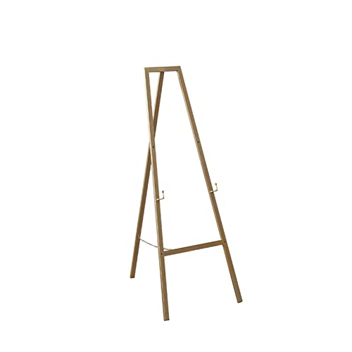 BOGDTF Bodenstaffelei für Erwachsene, tragbare, faltbare Metallstaffelei, leicht, professionelle Kunststaffelei zum Malen und Ausstellen, Gold, 120/150 cm hoch BOGDTF Bodenstaffelei für Erwachsene, tragbare, faltbare Metallstaffelei, leicht, professionelle Kunststaffelei zum Malen und Ausstellen, Gold, 120/150 cm hoch von BOGDTF