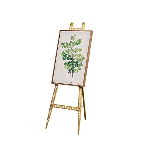 BOGDTF Künstler-Staffelei Ständer Kunststaffelei für Erwachsene, verstellbare Metallstaffelei, tragbare Bodenstaffelei für Display-Kunst, Bilder, Gemälde, Gold BOGDTF Künstler-Staffelei Ständer Kunststaffelei für Erwachsene, verstellbare Metallstaffelei, tragbare Bodenstaffelei für Display-Kunst, Bilder, Gemälde, Gold von BOGDTF