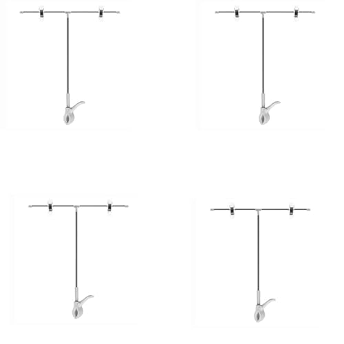 BOGDTF Plakat-T-Rahmen, Werbetafel, Präsentationsständer, verstellbarer Metall-Etikettenständer, Büro, T-Typ-B, Silber BOGDTF Plakat-T-Rahmen, Werbetafel, Präsentationsständer, verstellbarer Metall-Etikettenständer, Büro, T-Typ-B, Silber von BOGDTF