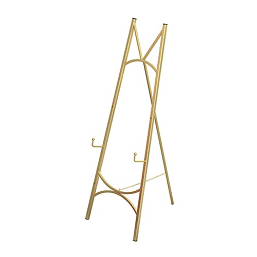 BOGDTF Staffelei, Ausstellungsstaffelei für Hochzeitsschilder und Poster, Schwarz/Weiß/Gold, faltbare Staffelei, tragbare Kunststaffelei zum Malen oder Skizzieren, verstellbare Höhe BOGDTF Staffelei, Ausstellungsstaffelei für Hochzeitsschilder und Poster, Schwarz/Weiß/Gold, faltbare Staffelei, tragbare Kunststaffelei zum Malen oder Skizzieren, verstellbare Höhe von BOGDTF