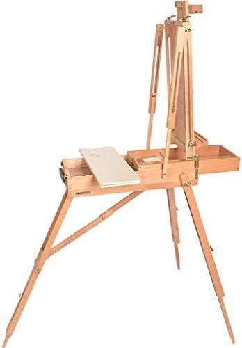 BOGDTF Staffelei-Ständer für Ausstellung, Künstler-Staffelei, Ölgemälde-Staffelei, tragbar, Damen-Skizze, faltbare Bilderbox, geeignet für Ausgehen, mit roter Eschenholzproduktion BOGDTF Staffelei-Ständer für Ausstellung, Künstler-Staffelei, Ölgemälde-Staffelei, tragbar, Damen-Skizze, faltbare Bilderbox, geeignet für Ausgehen, mit roter Eschenholzproduktion von BOGDTF