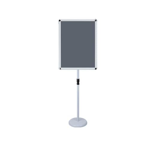 BOGDTF Verstellbarer Poster-Schilderständer, 24 x 32,7 cm/32,7 x 45 cm/45 x 62,4 cm, robuster Standfuß, bodenstehender Schilderhalter, Schnappverschluss, Aluminiumrahmen mit abgerundeten BOGDTF Verstellbarer Poster-Schilderständer, 24 x 32,7 cm/32,7 x 45 cm/45 x 62,4 cm, robuster Standfuß, bodenstehender Schilderhalter, Schnappverschluss, Aluminiumrahmen mit abgerundeten von BOGDTF