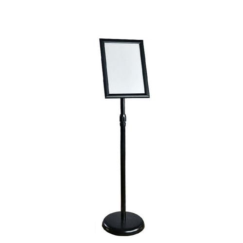 BOGDTF Verstellbarer Schilderständer, bodenstehender Schilderhalter, Podestständer mit robuster Basis, Display für Geschäftsshows, 24,4 x 34,3 cm, Schwarz von BOGDTF