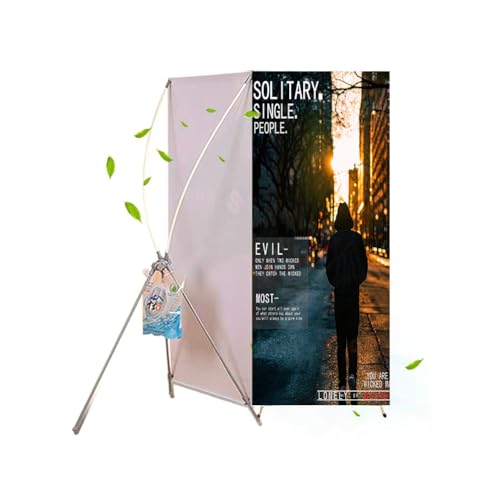 Winddichter Bannerständer, tragbarer, faltbarer Ständer für Business, Messen, Veranstaltungen und Displays, Grau, 2 Stück, 80 x 180 cm Winddichter Bannerständer, tragbarer, faltbarer Ständer für Business, Messen, Veranstaltungen und Displays, Grau, 2 Stück, 80 x 180 cm von BOGDTF