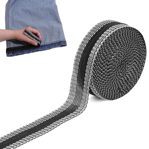 BOHUIZ 10m Saumband zum Aufbügeln, Breite 25mm Bügelband Saumband Bügelband zum Aufbügeln Saumfließ für Hosen Kleidung Stoffe Gardinen BOHUIZ 10m Saumband zum Aufbügeln, Breite 25mm Bügelband Saumband Bügelband zum Aufbügeln Saumfließ für Hosen Kleidung Stoffe Gardinen von BOHUIZ
