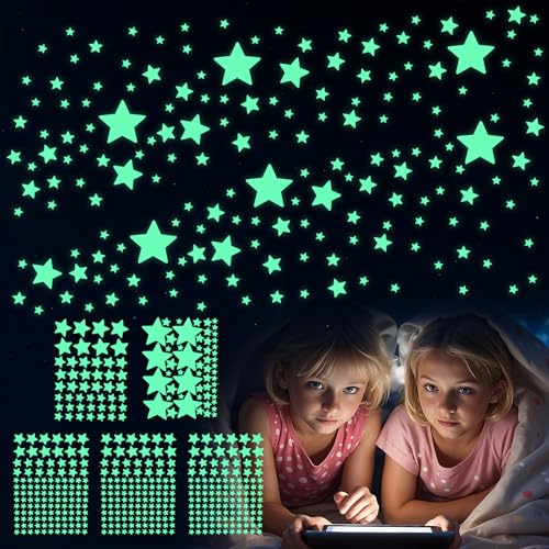BOHUIZ 469 Stück Leuchtsterne Kinderzimmer, Leuchtsterne Wandsticker Kinderzimmer leuchtsterne selbstklebend Leucht Sterne Wandtattoo Glow in the Dark Sticker für Kinderzimmer Dekoration BOHUIZ 469 Stück Leuchtsterne Kinderzimmer, Leuchtsterne Wandsticker Kinderzimmer leuchtsterne selbstklebend Leucht Sterne Wandtattoo Glow in the Dark Sticker für Kinderzimmer Dekoration von BOHUIZ