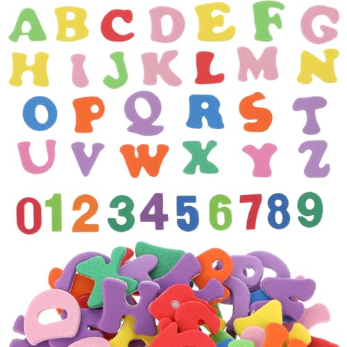 BOHUIZ JIYIN 260 Stück Glitzer Schaumstoff Sticker, Buchstaben Zahlen Aufkleber Moosgummi Stickers Moosgummi Buchstaben Selbstklebend für Schultüte Schulkind Sammelalben Karten Kunsthandwerk BOHUIZ JIYIN 260 Stück Glitzer Schaumstoff Sticker, Buchstaben Zahlen Aufkleber Moosgummi Stickers Moosgummi Buchstaben Selbstklebend für Schultüte Schulkind Sammelalben Karten Kunsthandwerk von BOHUIZ