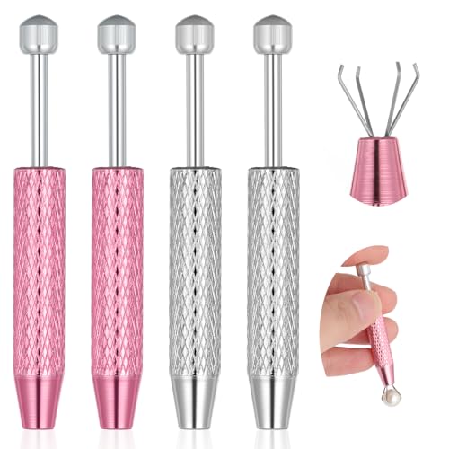 BOHUZ 4 Stück Piercing Kugel Aufdreher, Piercing Kugel Zange Juwelier-Aufnehmwerkzeug Edelsteine Catcher für Diamanten Uhren Brillen BOHUZ 4 Stück Piercing Kugel Aufdreher, Piercing Kugel Zange Juwelier-Aufnehmwerkzeug Edelsteine Catcher für Diamanten Uhren Brillen von BOHUIZ