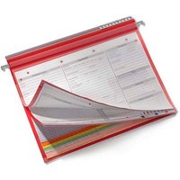 BOI Hängehefter Stan 2 Kunststoff rot DIN A4 1x, 10 St. von BOI