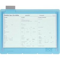 BOI Klemmbretter VISITE 9108-00180 DIN A4 blau Kunststoff, 10 St. von BOI