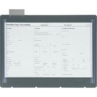 BOI Klemmbretter VISITE 9208-00312 DIN A4 grau Kunststoff, 10 St. von BOI