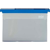 BOI Patienten-Dokumentations-Hängemappe Kunststoff blau DIN A4 1x 2 Ringe, Q-Mechanik, 10 St. von BOI