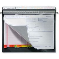 BOI Patienten-Dokumentations-Hängemappe Kunststoff grau DIN A4 2x kaufmännische Heftung, 10 St. von BOI