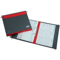 BOI Patienten-Dokumentations-Hängemappe Kunststoff rot DIN A4 1x 2 Ringmechanik, 10 St. von BOI