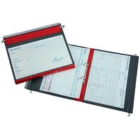 BOI Patienten-Dokumentations-Hängemappe Kunststoff rot DIN A4 1x 2 Ringmechanik, 10 St. von BOI