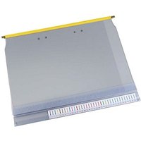 BOI Planettentasche Kunststoff gelb DIN A4 3x Klemmleiste, 10 St. von BOI