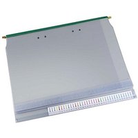 BOI Planettentasche Kunststoff grün DIN A4 3x Klemmleiste, 10 St. von BOI