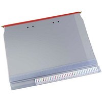 BOI Planettentasche Kunststoff rot DIN A4 3x Klemmleiste, 10 St. von BOI