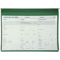 BOI Planettentaschen Kunststoff grün DIN A4 3x Lang-Außenheftung (Sondermaß von 27,5 cm), 10 St. von BOI