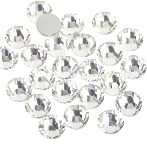 3D-Nagel-Strasskristall, kostenlose Bügel-Nageldekoration, Heißbohren, for Nagelkunst, Kunstkreation usw. Hotfix Strasssteine(Clear,SS10-1440pcs) von BOJHGO