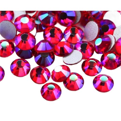 Kristallglas 3D Nail Art Dekorationen Flatback Strasssteine ​​Nicht HotFix Kristall Hochzeitskleid Hotfix Strasssteine(Ss12-1440pcs) von BOJHGO