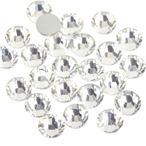 Kristallmasse, nicht-thermische Reparatur-Strasssteine, Glas-Strasssteine, nicht-thermische Reparatur-Strasssteine, DIY-Nagelkunst-Dekoration Hotfix Strasssteine(Color2,SS5-1440pcs) von BOJHGO