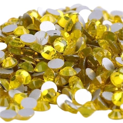 Kristallmasse, nicht-thermische Reparatur-Strasssteine, Glas-Strasssteine, nicht-thermische Reparatur-Strasssteine, DIY-Nagelkunst-Dekoration Hotfix Strasssteine(Color4,SS4-1440pcs) von BOJHGO
