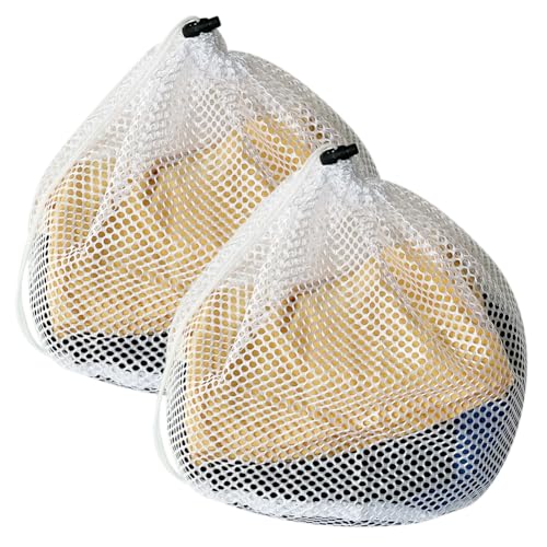 BOJIUSARL Wäschesack aus Netzstoff, tragbar, mit Kordelzug, Wäschesack aus feinem Netz, für Waschmaschine, für Kleidung, Bettwäsche, Tischdecken, Vorhänge BOJIUSARL Wäschesack aus Netzstoff, tragbar, mit Kordelzug, Wäschesack aus feinem Netz, für Waschmaschine, für Kleidung, Bettwäsche, Tischdecken, Vorhänge von BOJIUSARL