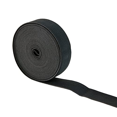 Gummiband Schwarz 25mm Breit - 10 Meter Gummilitze Elastisches Gummibänder Nähen Zum Nähen für Hosengummi DIY Handwerk Stoffe zum Nähen Nicht Leicht Verformbar - Elastisches Farbband Gummiband Schwarz 25mm Breit - 10 Meter Gummilitze Elastisches Gummibänder Nähen Zum Nähen für Hosengummi DIY Handwerk Stoffe zum Nähen Nicht Leicht Verformbar - Elastisches Farbband von BOKFJBP