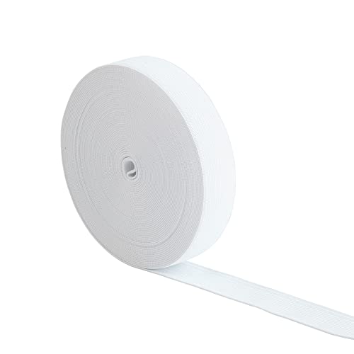Gummiband Weiß 15mm Breit - 10 Meter Gummilitze Elastisches Gummibänder Nähen Zum Nähen für Hosengummi DIY Handwerk Stoffe zum Nähen Nicht Leicht Verformbar - Elastisches Farbband Gummiband Weiß 15mm Breit - 10 Meter Gummilitze Elastisches Gummibänder Nähen Zum Nähen für Hosengummi DIY Handwerk Stoffe zum Nähen Nicht Leicht Verformbar - Elastisches Farbband von BOKFJBP