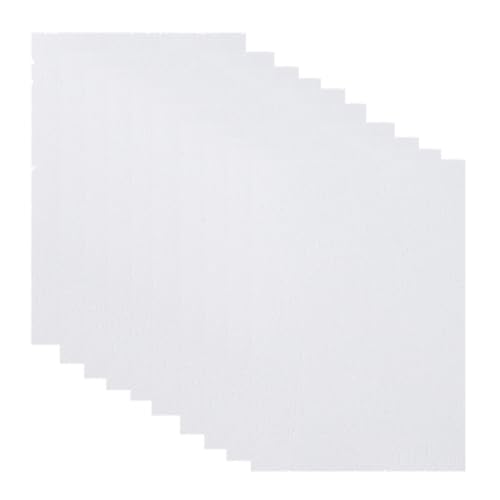 BOLAXHCA Papiereinband, A4-Einband mit Lederstruktur, 8,27 X 11,69 Präsentations-Einband mit Ledermaserung, Weiß von BOLAXHCA
