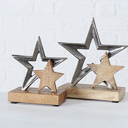 BOLTZE Stern Dekoaufsteller Strobel, im 2 teiligem Set von BOLTZE