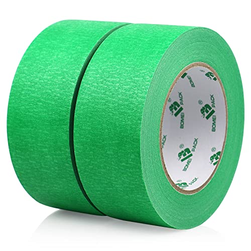 BOMEI PACK 2 Rollen grünes Malerband 48mmx50m Medium Klebeband für Malerei, Beschriftung, DIY Basteln, Dekoration und Schulprojekte BOMEI PACK 2 Rollen grünes Malerband 48mmx50m Medium Klebeband für Malerei, Beschriftung, DIY Basteln, Dekoration und Schulprojekte von BOMEI PACK