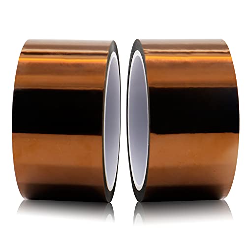 BOMEI PACK 2 Stücke 50mmx33m Tape, Hohe Temp Tape, Hohen Temperaturen Hitzebeständig Polyimid Film Klebeband Für Sublimationsdruck BOMEI PACK 2 Stücke 50mmx33m Tape, Hohe Temp Tape, Hohen Temperaturen Hitzebeständig Polyimid Film Klebeband Für Sublimationsdruck von BOMEI PACK