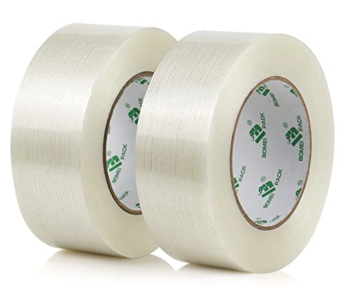 BOMEI PACK Mehrzweck Filamentband, Verstärkt Klebeband 50 mm x 50 m, 2 Rollen BOMEI PACK Mehrzweck Filamentband, Verstärkt Klebeband 50 mm x 50 m, 2 Rollen von BOMEI PACK