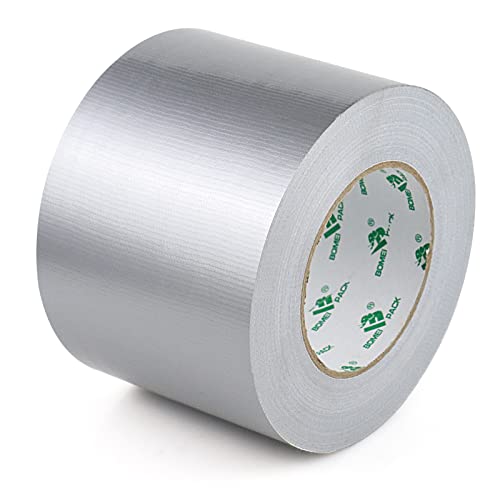 BOMEI PACK Panzertape Silber Wasserfest 100mmx50m für Reparaturen, Gewebeband - Panzerband Extra Stark - Duct Tape - Wasserdichtes Klebeband - Panzer Tape Band von BOMEI PACK