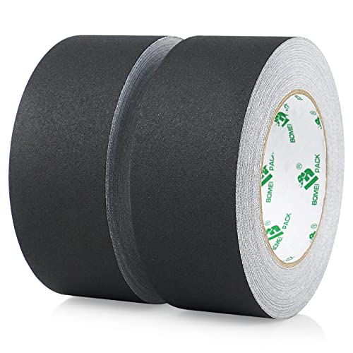 BOMEI PACK Schwarzes Gaffer-Klebeband, 50 mm x 30 m, 2 Stück, matt, Tuban-Stoff, selbstklebend, Gaffers Tape für Kabel, Fotografie BOMEI PACK Schwarzes Gaffer-Klebeband, 50 mm x 30 m, 2 Stück, matt, Tuban-Stoff, selbstklebend, Gaffers Tape für Kabel, Fotografie von BOMEI PACK