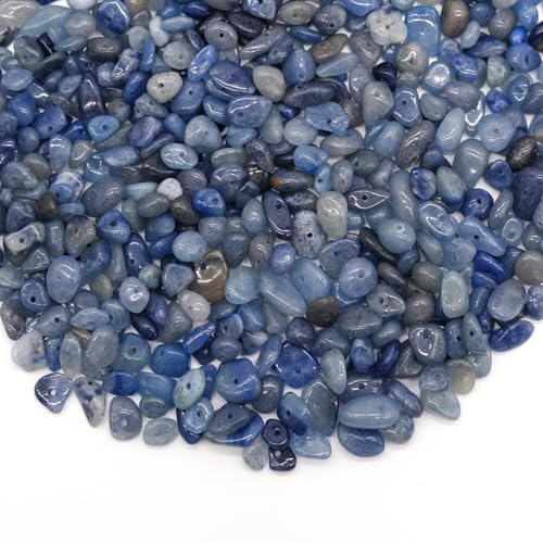 400 Stück Unregelmäßige Naturstein Perlen Perlen Zum Auffädeln Edelstein Chip Steinperlen Edelsteine Mit Loch Kristalle Steine Zum Basteln Edelsteine Schmuck, Heimdekoration, Weihnachten (Dunkelblau) 400 Stück Unregelmäßige Naturstein Perlen Perlen Zum Auffädeln Edelstein Chip Steinperlen Edelsteine Mit Loch Kristalle Steine Zum Basteln Edelsteine Schmuck, Heimdekoration, Weihnachten (Dunkelblau) von BOMULEZG