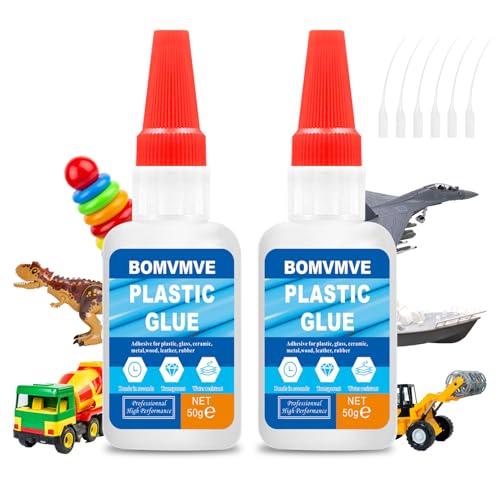BOMVMVE Kunststoffkleber, 100g Plastik Kleber, Sekundenkleber für Kunststoff Extra Stark, Hitzebeständig, für Kunststoffe, Acrylreparaturen und Verklebungen von Kunststoffen und Anderen Materialien BOMVMVE Kunststoffkleber, 100g Plastik Kleber, Sekundenkleber für Kunststoff Extra Stark, Hitzebeständig, für Kunststoffe, Acrylreparaturen und Verklebungen von Kunststoffen und Anderen Materialien von BOMVMVE