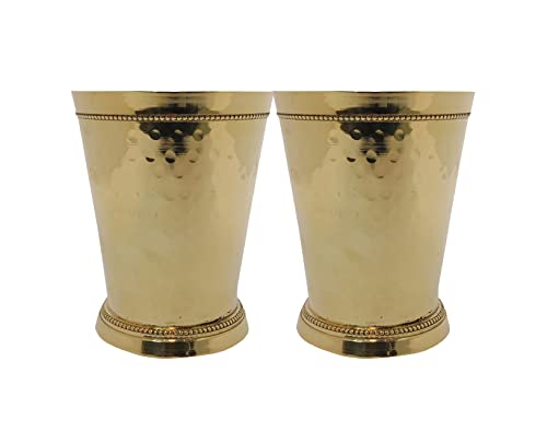 Bona Fide Messingglas Julep Cup Heavy Gauge gehämmert Design von BONA FIDE - Unit of signature metal exports