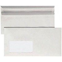 BONG Briefumschläge DIN lang mit Fenster grau selbstklebend 1.000 St. von BONG