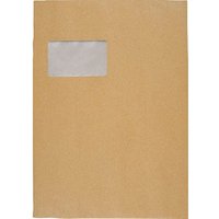 BONG Papprückwandtaschen DIN C4 mit Fenster braun 100 St. BONG Papprückwandtaschen DIN C4 mit Fenster braun 100 St. von BONG