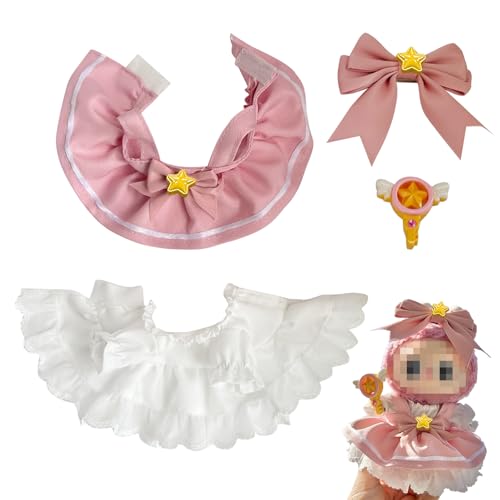 La-bubu-Puppenkleidung La-bubu-Bekleidung Für 17cm Plush La-bubu-Zubehör Für Puppen Mit Tiara +Trägerkleid+Zauberstab La-bubu-Keychain Doll Kleidung Geschenke Für Jungen Und Mädchen (Ohne Puppe) La-bubu-Puppenkleidung La-bubu-Bekleidung Für 17cm Plush La-bubu-Zubehör Für Puppen Mit Tiara +Trägerkleid+Zauberstab La-bubu-Keychain Doll Kleidung Geschenke Für Jungen Und Mädchen (Ohne Puppe) von BONGSHAKALAKA