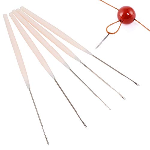 5 Stück Perlenwerkzeuge - Perlennadeln & Schmuckwerkzeuge für Schmuckherstellung, Perlenhäkelnadel, Einfädelnadeln, T-Haken incl. Perlenlochdurchmesser <1,8 mm 5 Stück Perlenwerkzeuge - Perlennadeln & Schmuckwerkzeuge für Schmuckherstellung, Perlenhäkelnadel, Einfädelnadeln, T-Haken incl. Perlenlochdurchmesser <1,8 mm von BONKZEBU